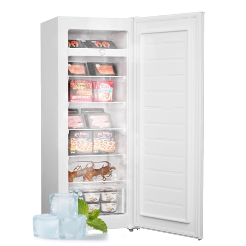 White 7.0 Cu.Ft Upright Freezer B28498