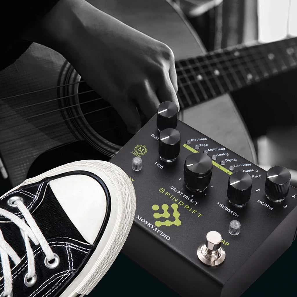 Guitar Pedal with 8 Mode Delay Selection Z46533