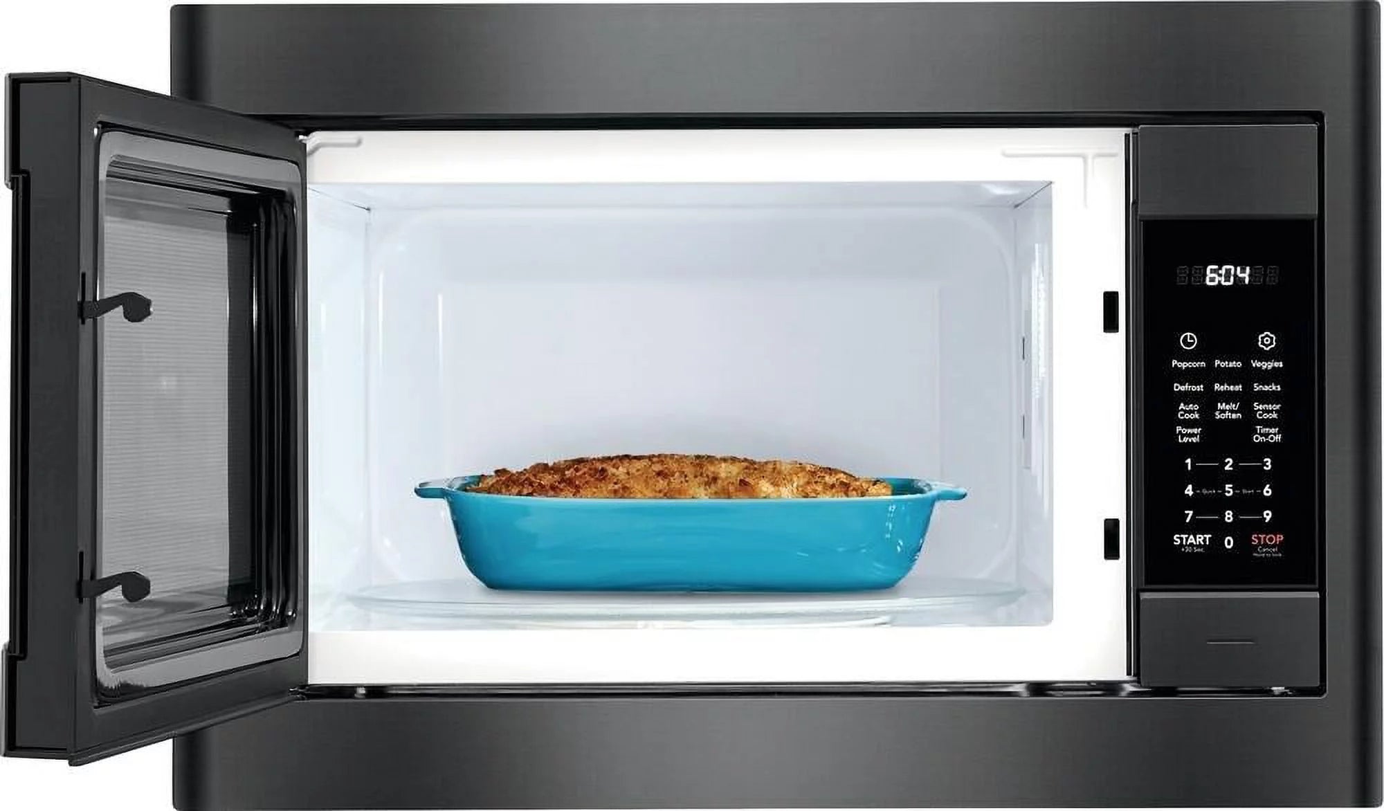Black Stainless Steel Built-in Microwave with 2.2 cu. ft. Capacity H1323