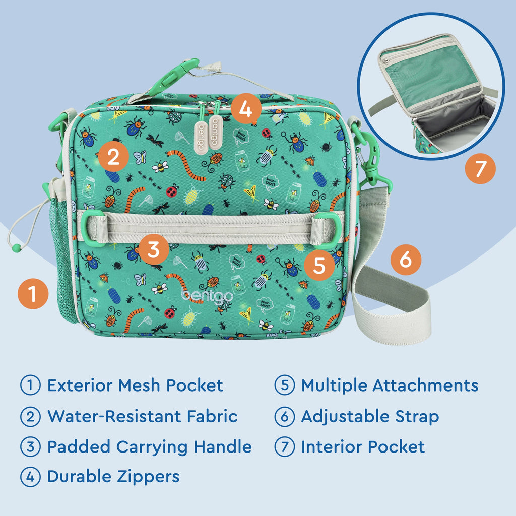 Kids Lunch Bag, Double Insulated, Water-Resistant Fabric E822921
