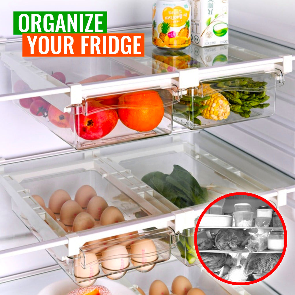 Pull-out Fridge Drawer Organizer L452