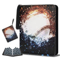Baseball Card Binder with 50 Removable Sleeves I2701