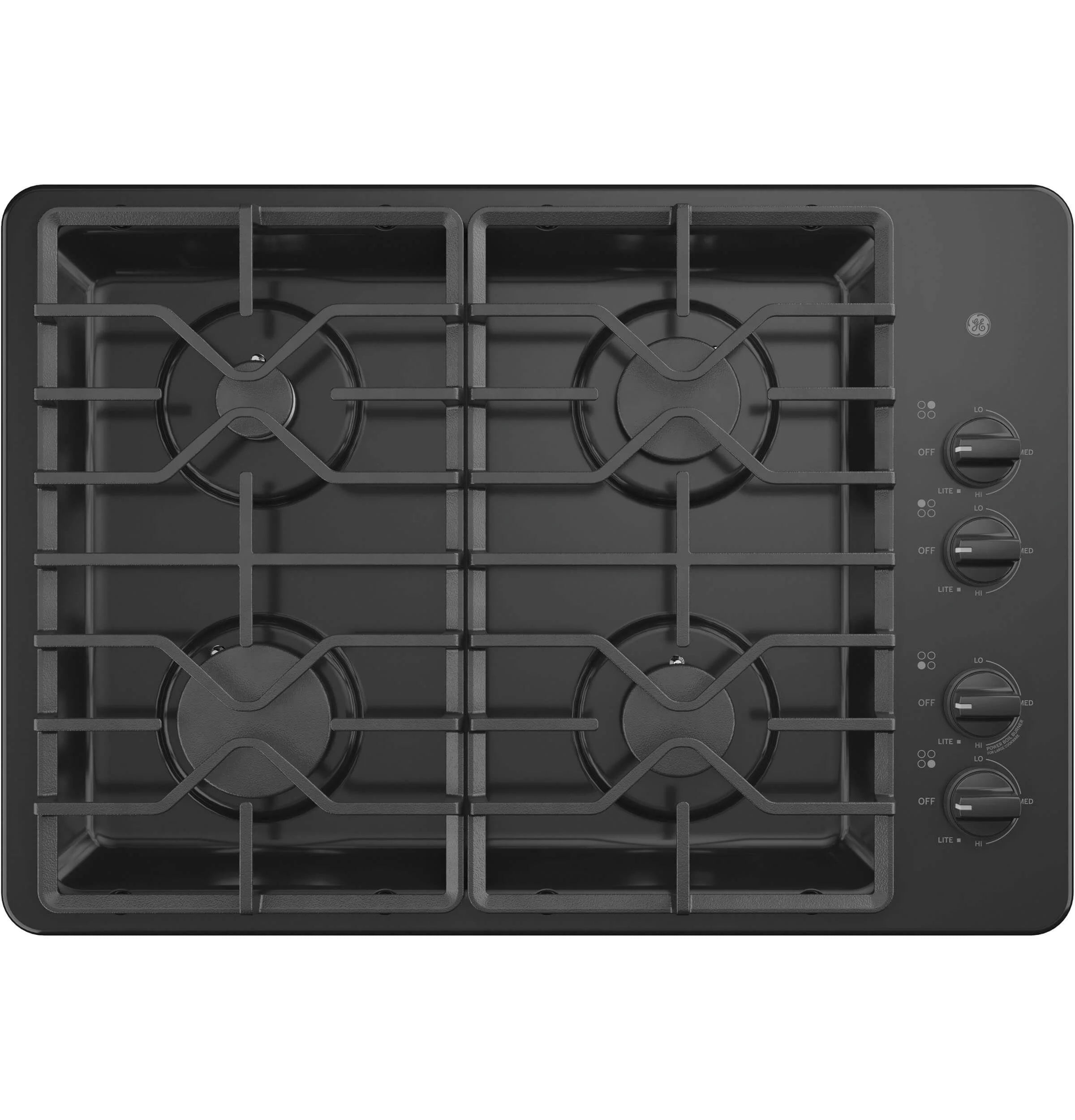 Black 4 Burner Gas Cooktop I3888