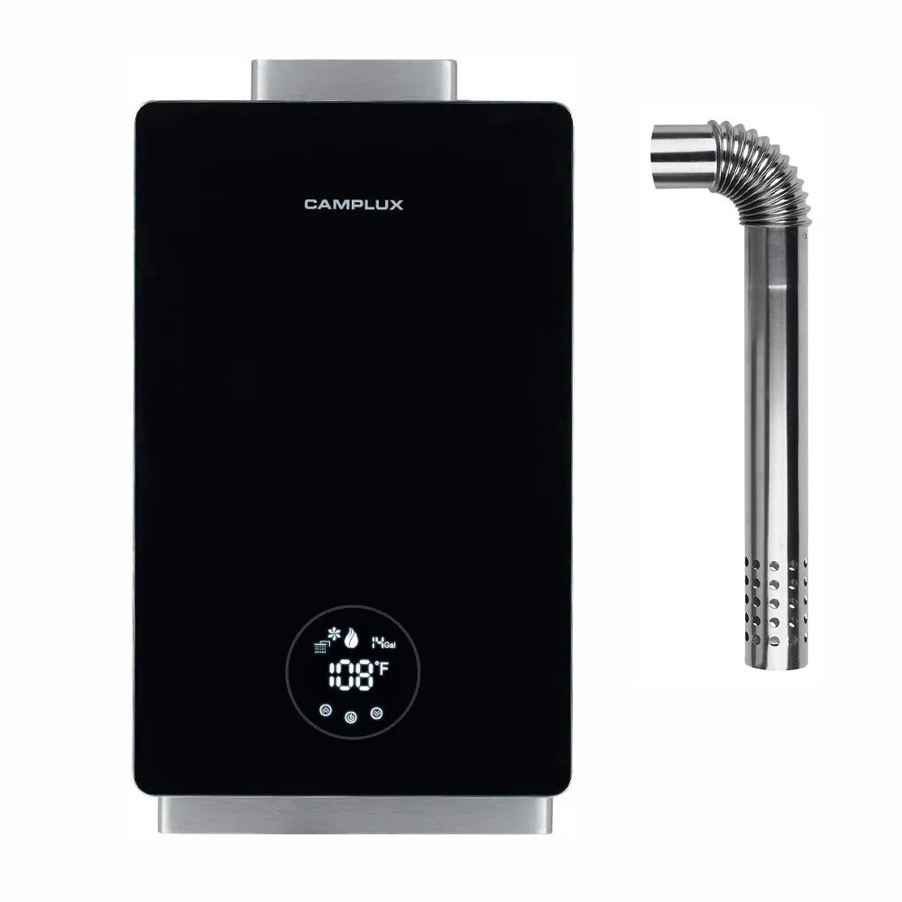 3.18 GPM 82,000 BTU Indoor Propane Tankless Water Heater with Digital Display, Black W533