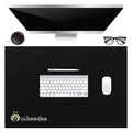 Black Non-Slip Waterproof Pu Leather Desk Pad 23.6in*15.7in F3028