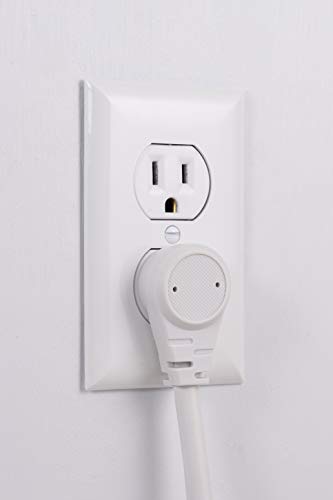 4 Outlets 2 USB Ports Surge Protector with 8ft Power Cord White W651766
