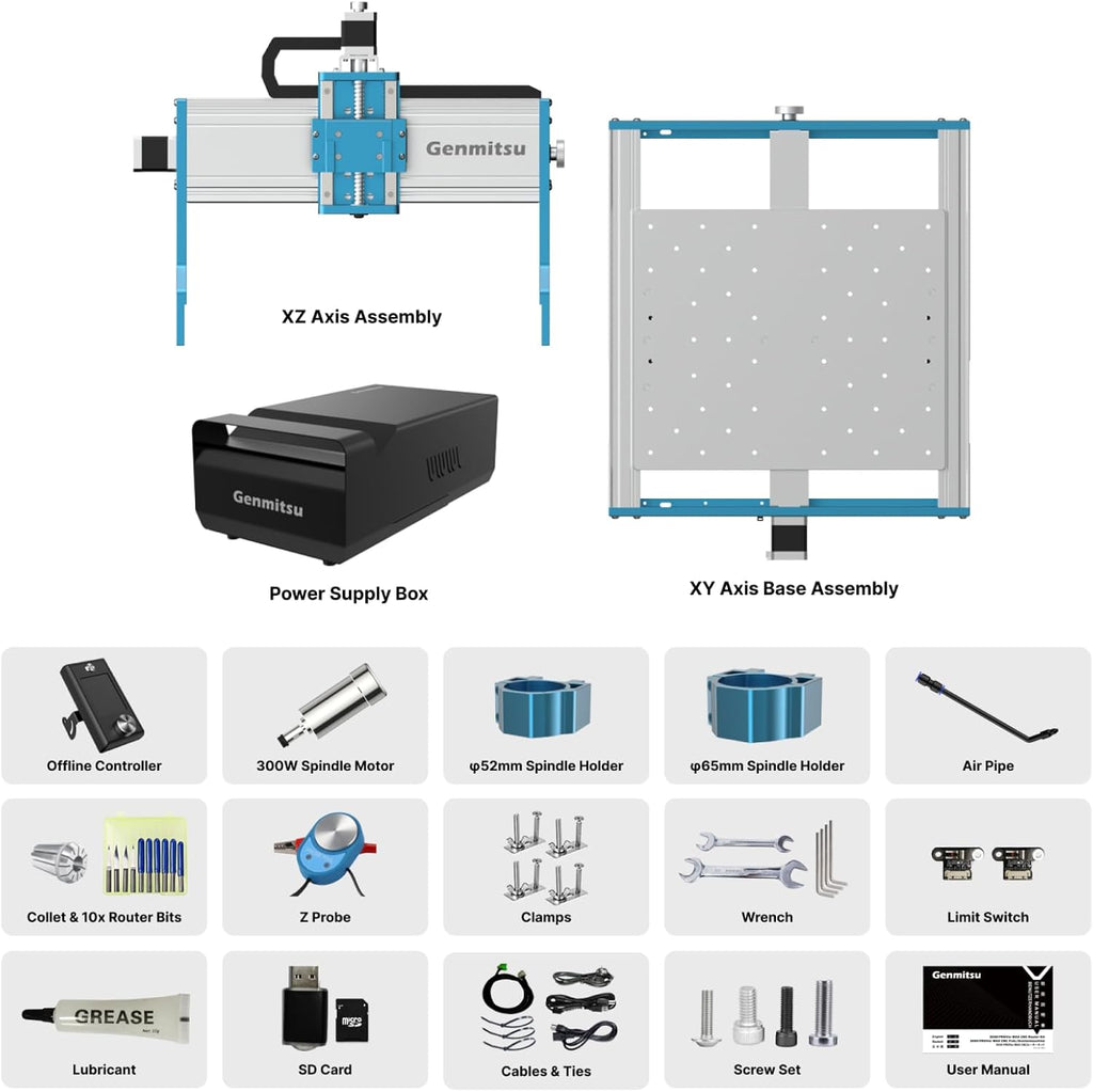 CNC Router Machine with Linear Guide & Ball Screw Motion H222163