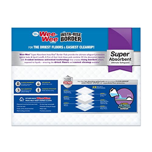 22" x 23" Unscented Quilted Potty Training Pads, 50 Count U52513