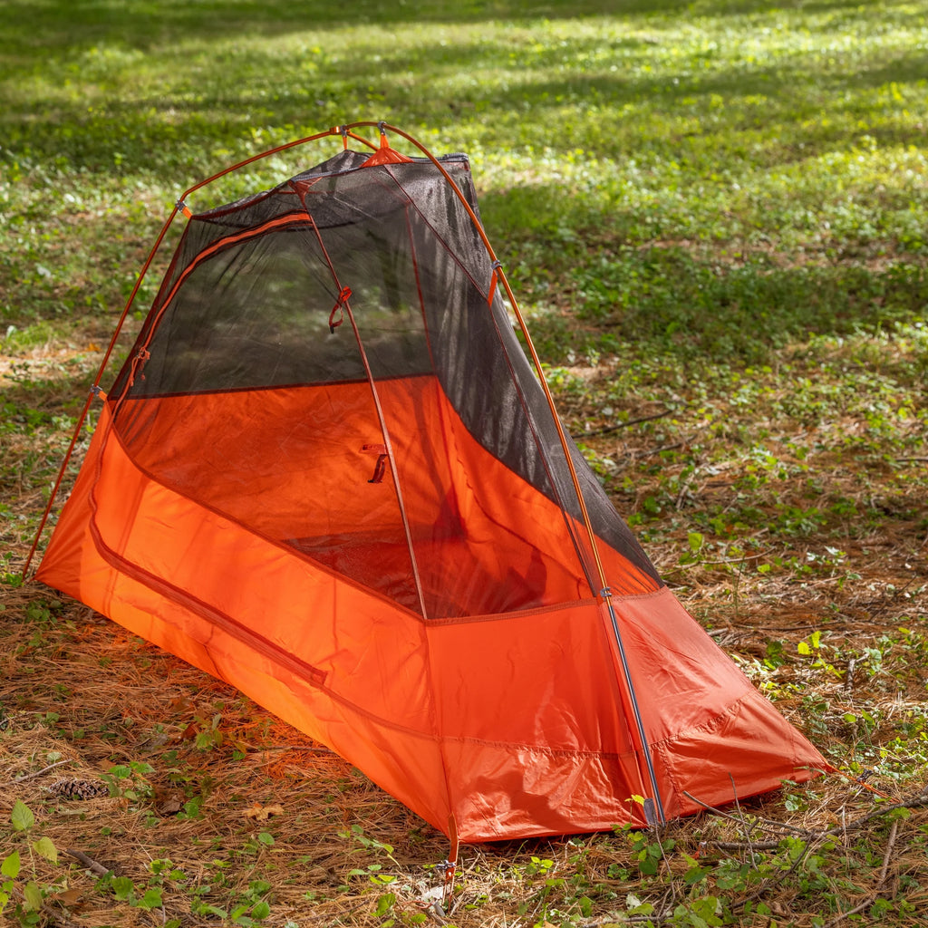 1-Person Lightweight Backpacking Tent, Orange N77958