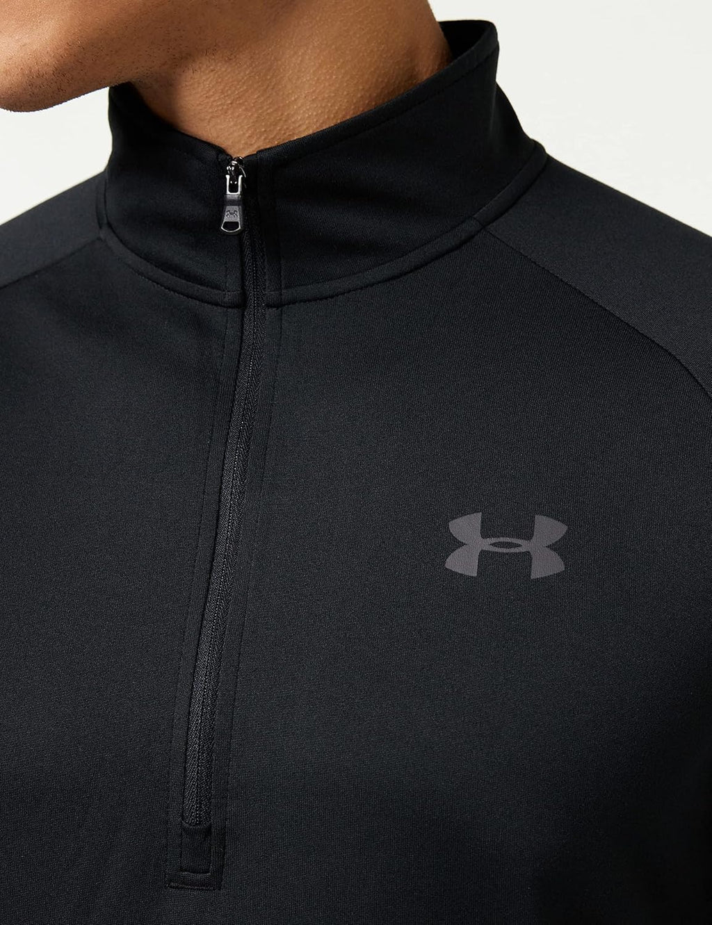 Black ½ Zip Long Sleeve Q99365