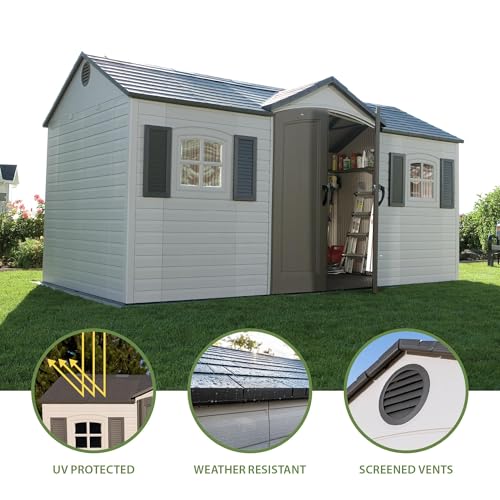 8 x 15 Foot Outdoor Storage Shed B824982