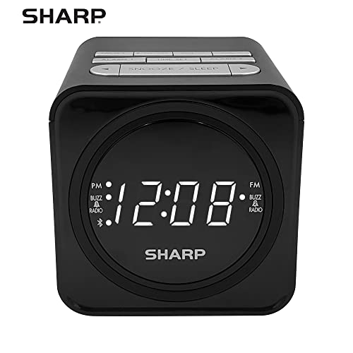FM Clock Radio with Bluetooth Speaker and Dual Alarms W791880