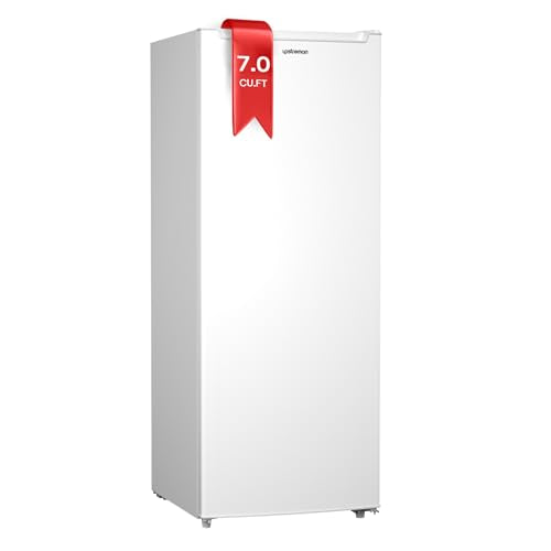 White 7.0 Cu.Ft Upright Freezer B28498