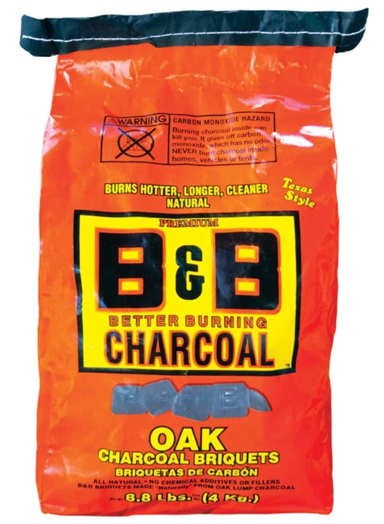 Organic Oak Charcoal Briquettes, 8.8 Lbs P348575