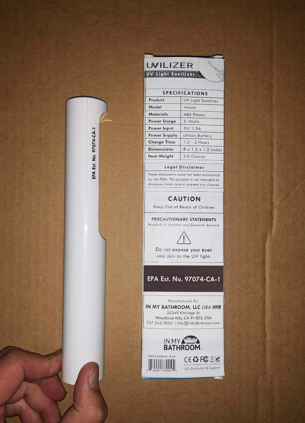 UV Light Sanitizer Wand Z7292