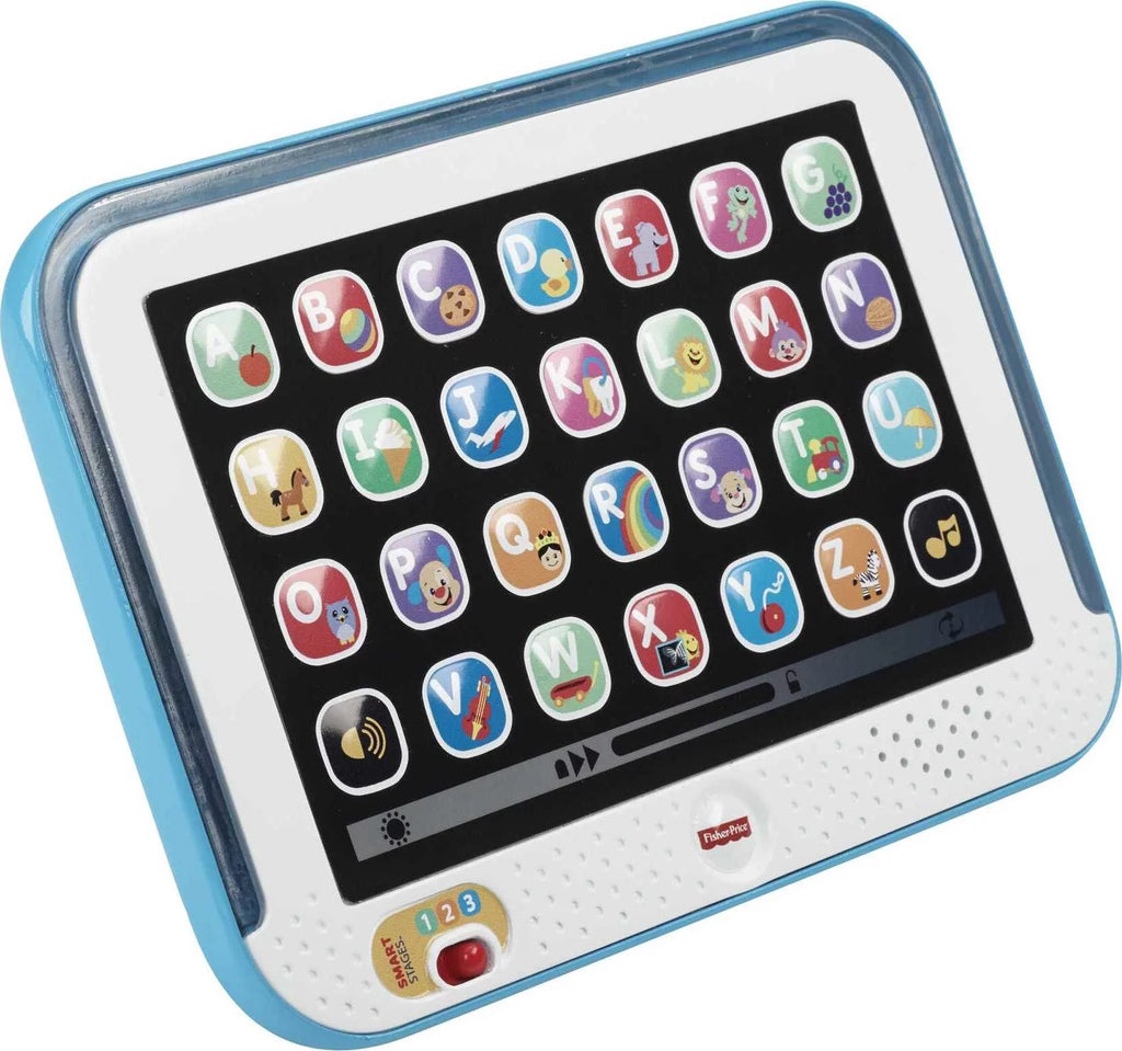 Blue Pretend Tablet Learning Toy with Lights and Music I784