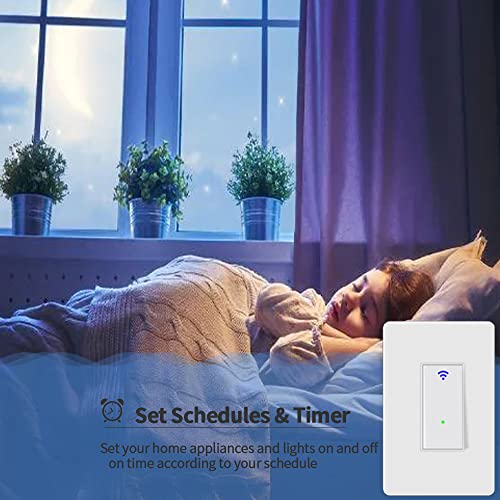 White Zigbee Smart Light Switch J34793