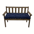 Waterproof Bench Cushion with Ties (47.2*19.7inch, burgundy) G132
