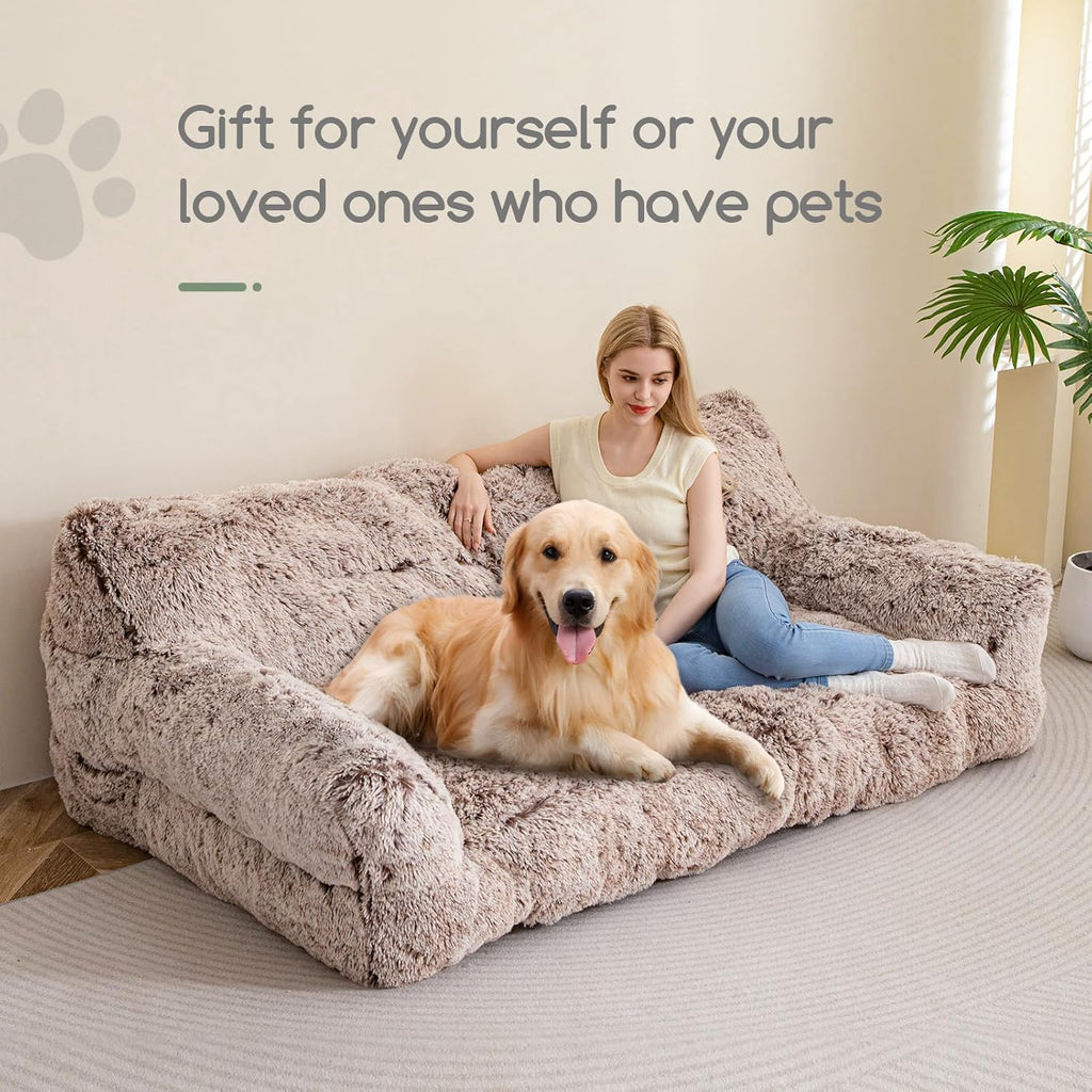 Giant Floor Sofa Couch with Foam Chunk Supportive Mat W870