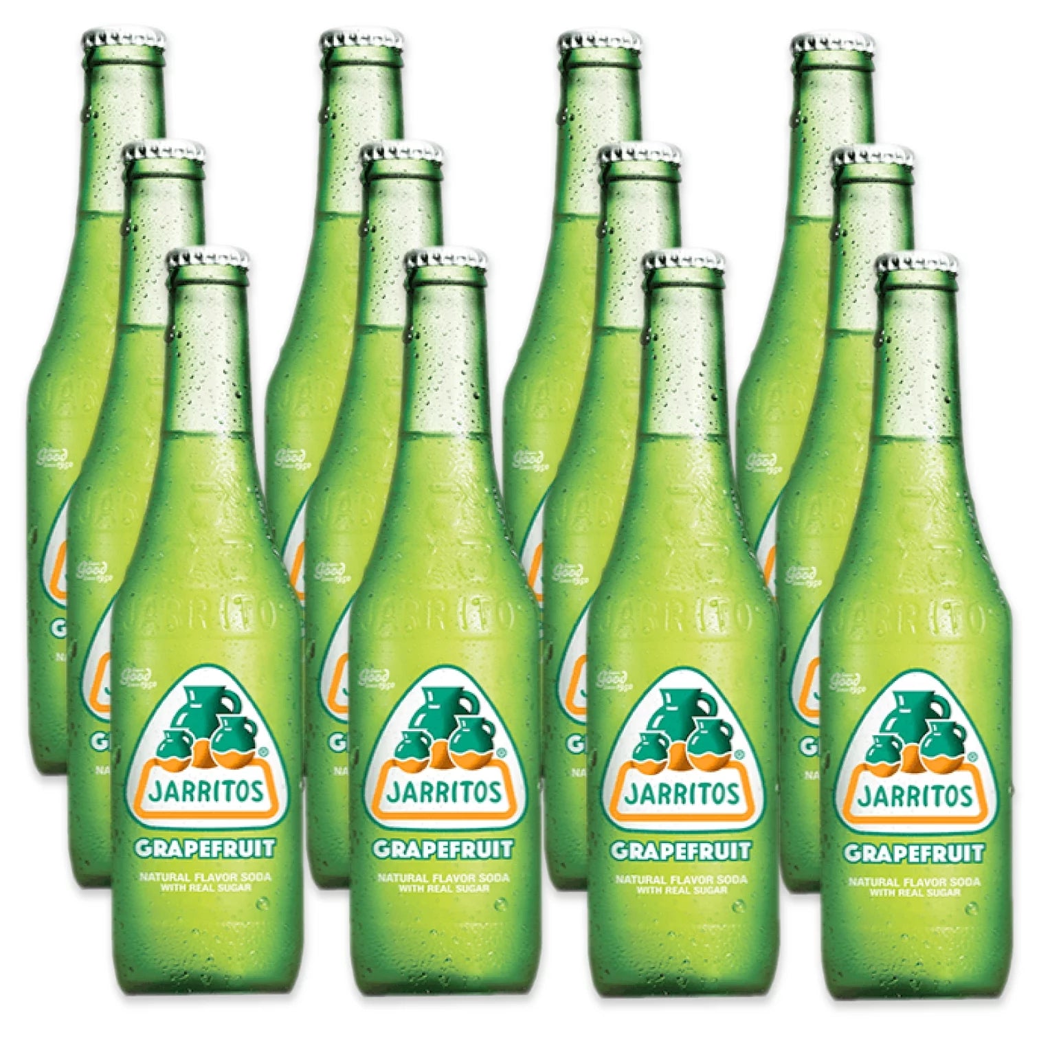 Naturally Flavored Grapefruit Soda 12/12.5 fl. oz. Glass Bottle Case (12-Pack) V9063