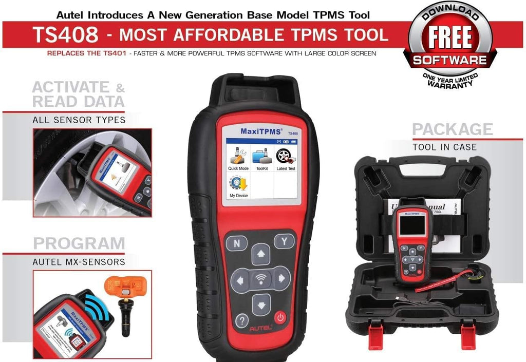 TPMS Diagnostic Relearn Tool with Tire Pressure Monitor Sensor Activation Q759873