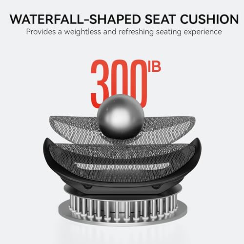 Ergonomic Office Chair with 3D Armrests, Adjustable Backrest, Grey E798
