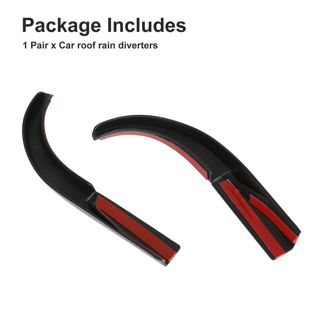 Car Roof Water Rain Diverter Gutter Extension U731520