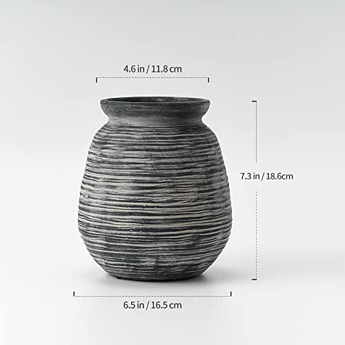 White 9.5 Inch Ceramic Vase N659097