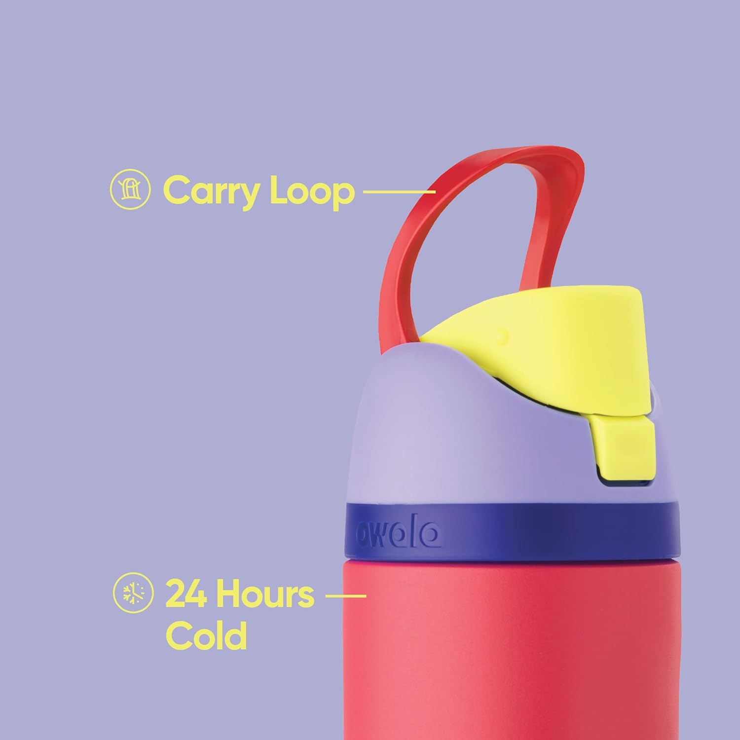 24-Ounce Insulated Stainless Steel Water Bottle O651243