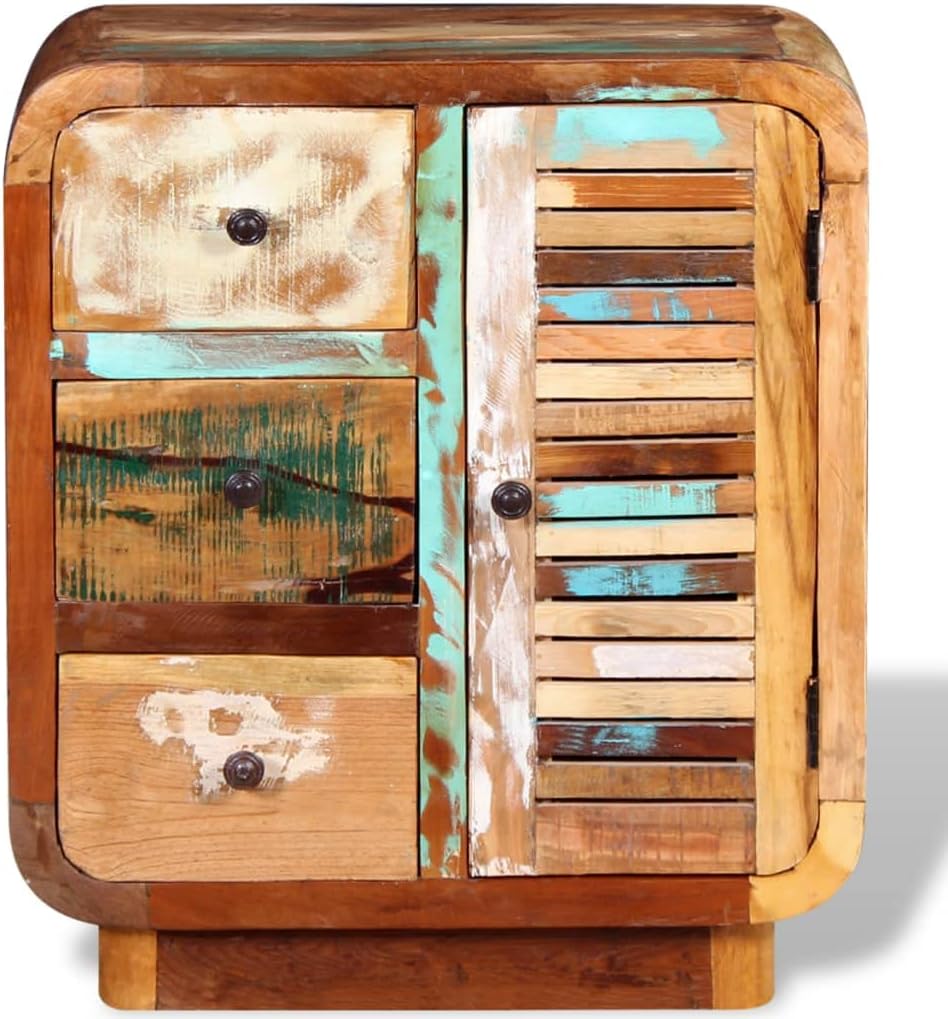 Solid Reclaimed Wood Sideboard Cabinet S84400