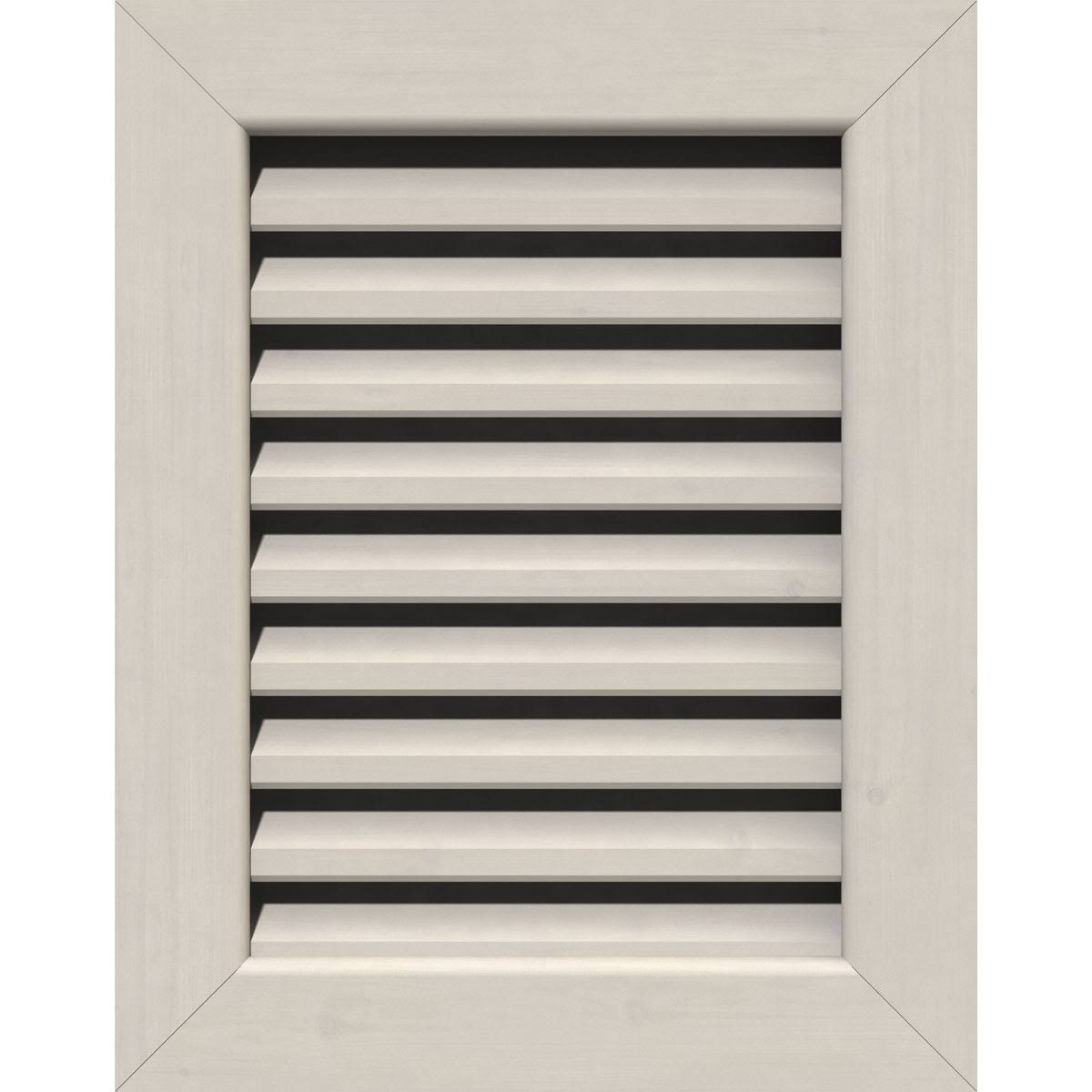 16 inch x 12 inch Primed Western Red Cedar Gable Vent B4868