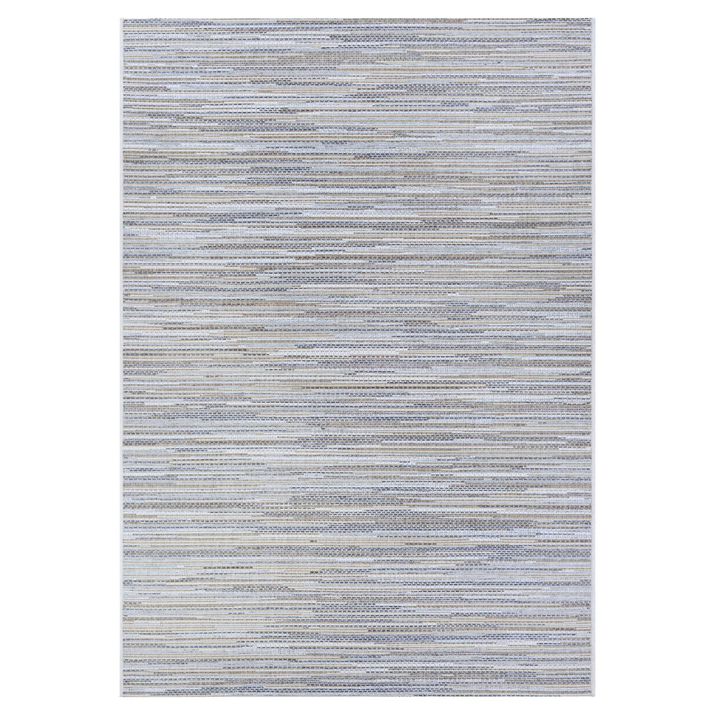 Taupe-Champagne Indoor/Outdoor Area Rug, 3'9" x 5'5" F47380