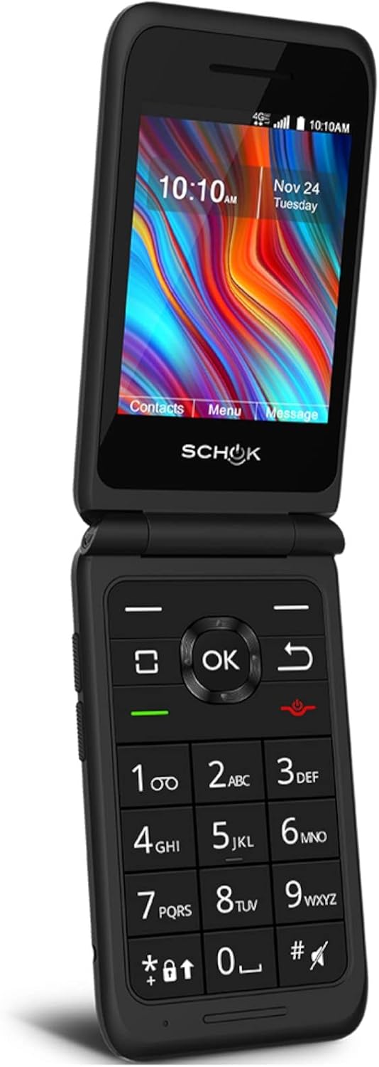 Black 4G LTE Flip Phone (8GB) X9325