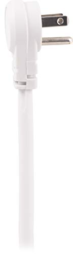 4 Outlets 2 USB Ports Surge Protector with 8ft Power Cord White W651766