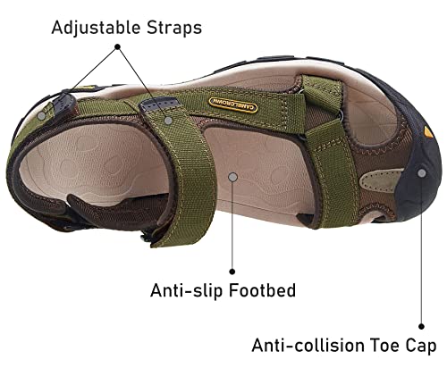 Waterproof Hiking Sandals Closed Toe Water Sandals Athletic Sport Sandals Y490702