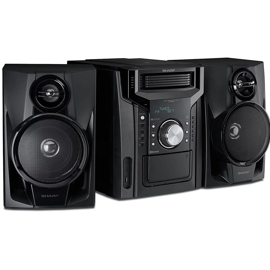 240W 5-Disc Mini Shelf Speaker System with Cassette A4223