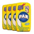 White Corn Meal Pre-cooked Flour for Arepas, 1 Kilogram (Pack of 4) H546