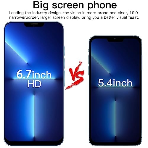 6.7 Inch Unlocked Android Phone 2GB RAM+16GB ROM Dual Sim U927