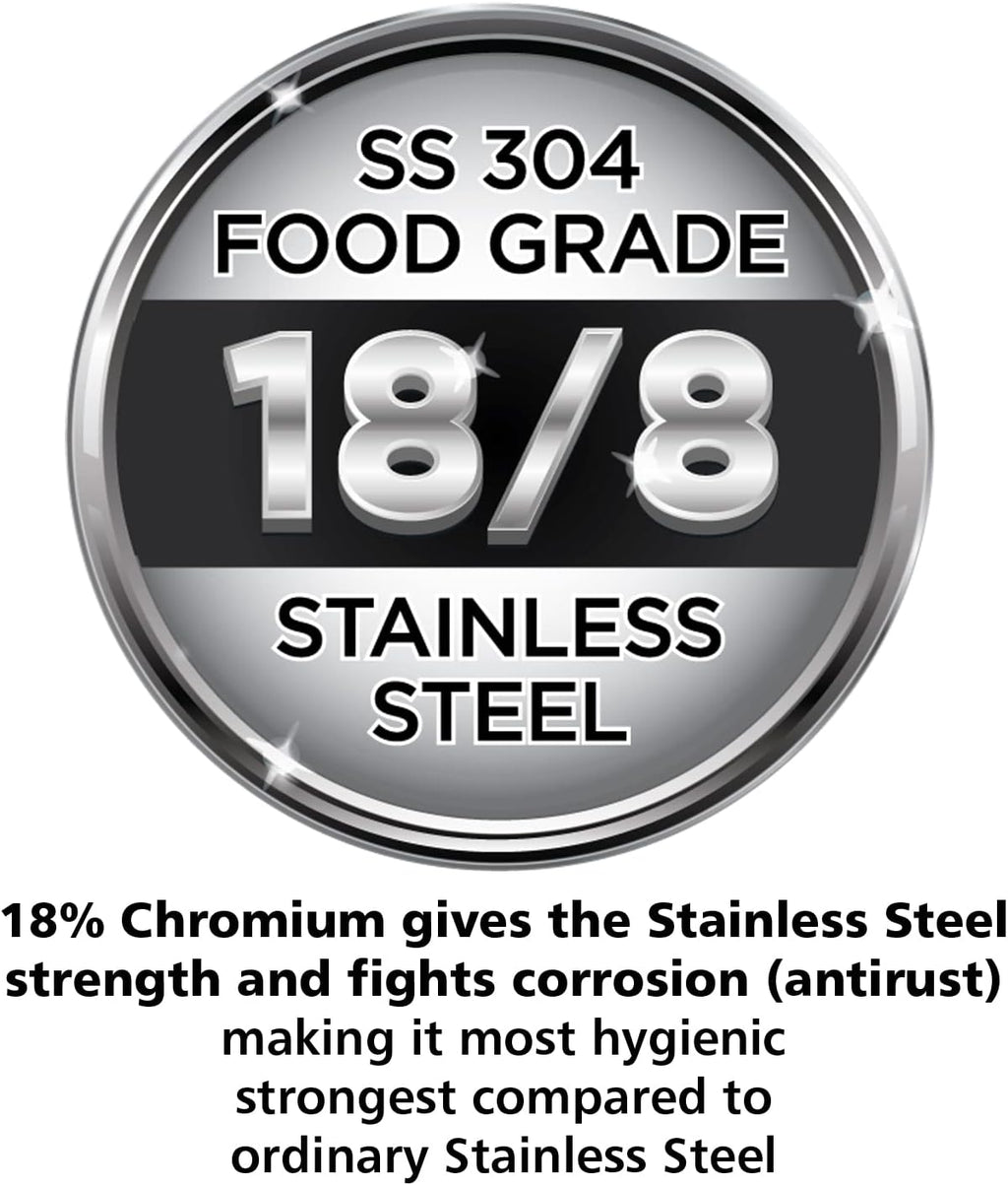 Stainless Steel 5.0 Litre Pressure Cooker D2239
