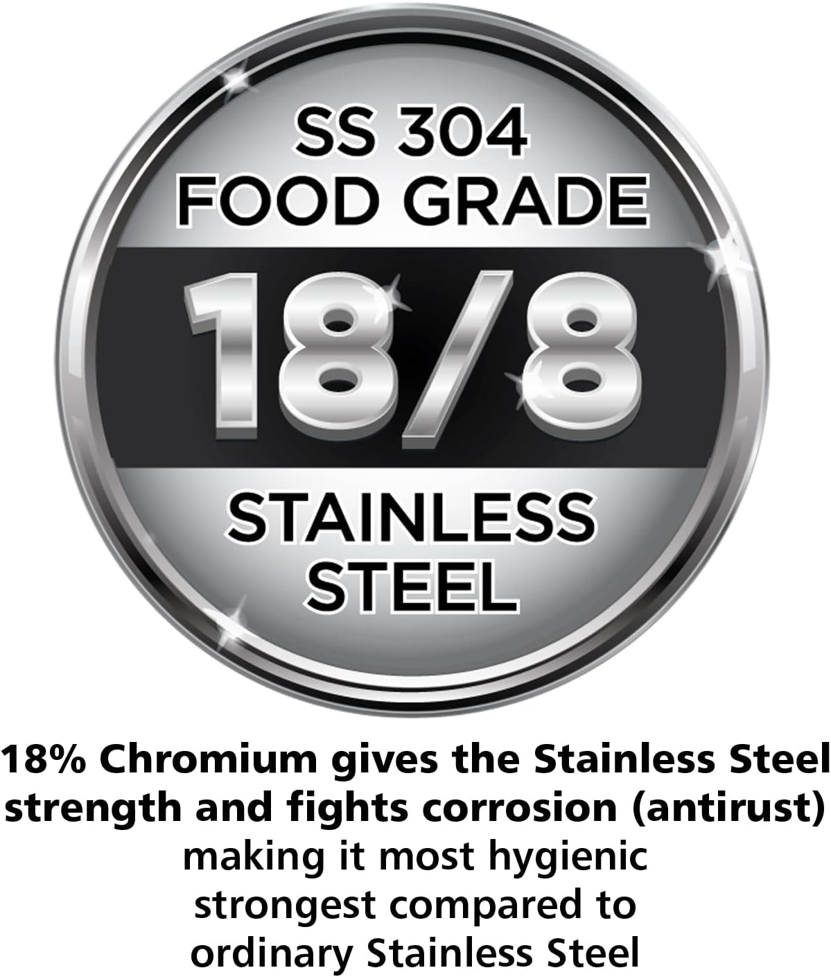 Stainless Steel 5.0 Litre Pressure Cooker D2239