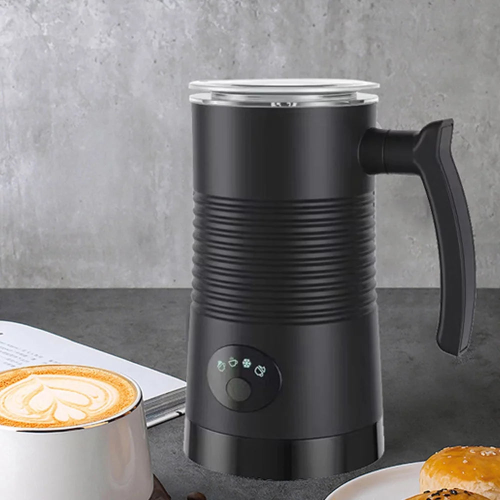Milk Frother 4 in 1 400W Detachable Non-Stick Interior 11.84oz Electric Automatic Milk Frother A616