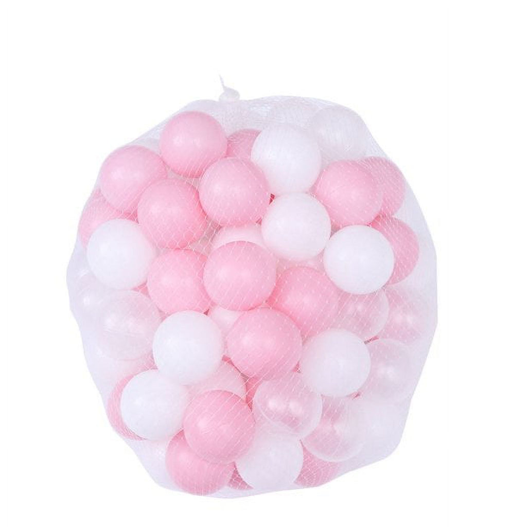 100pcs 5.5cm Plastic Balls with Mesh Bag H45705