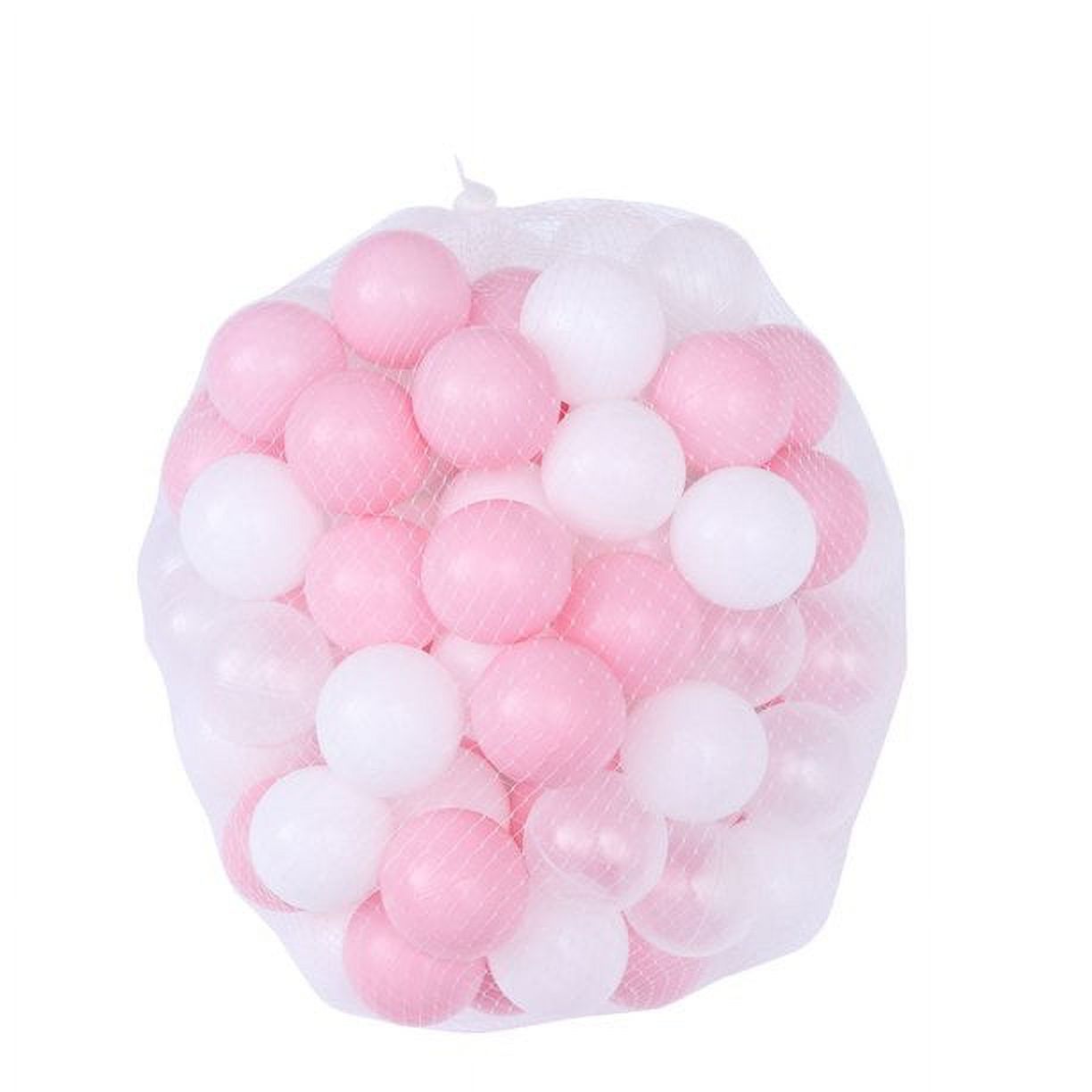 100pcs 5.5cm Plastic Balls with Mesh Bag H45705