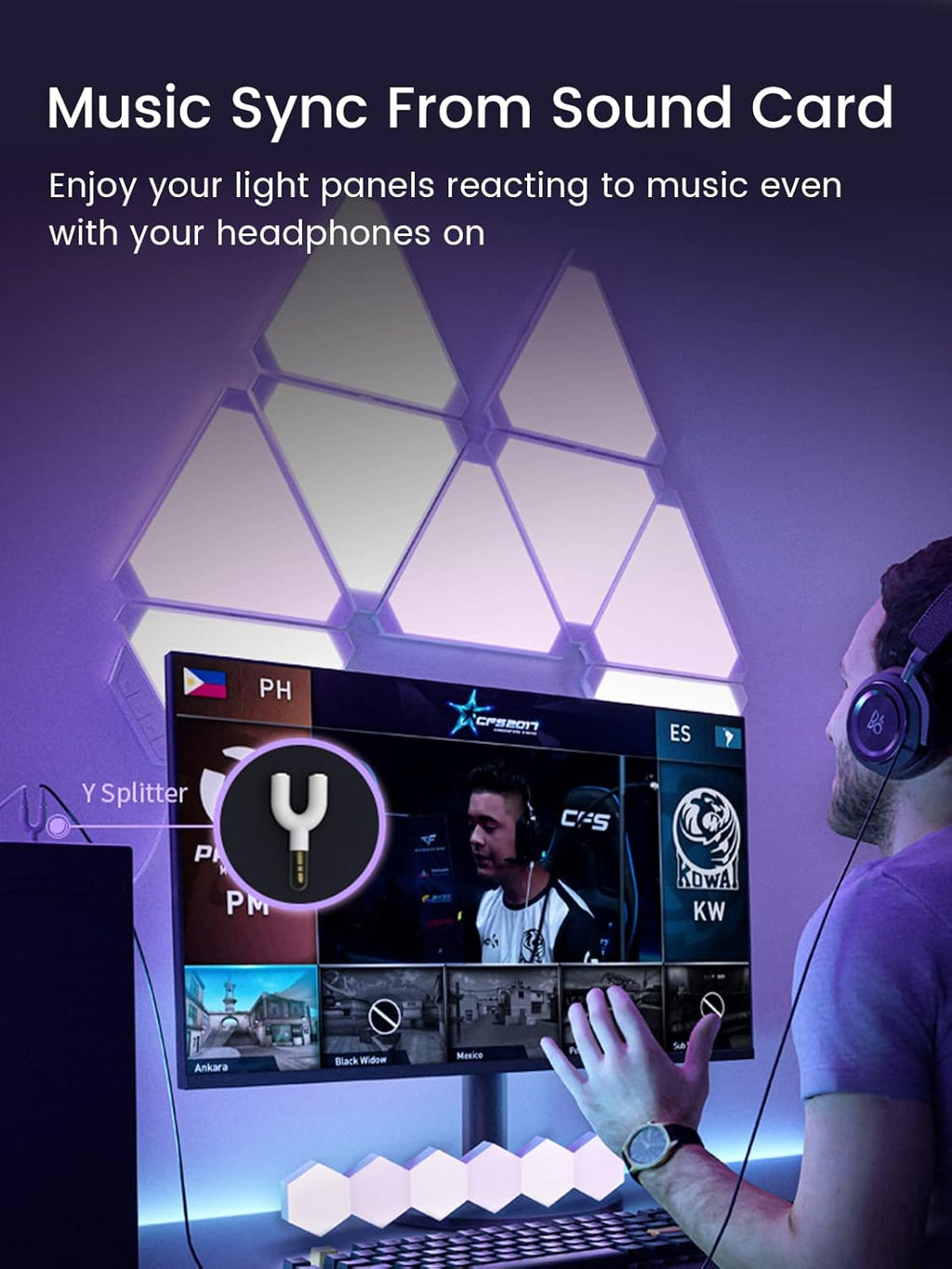 Smart Gaming Lights 6pcs I179959