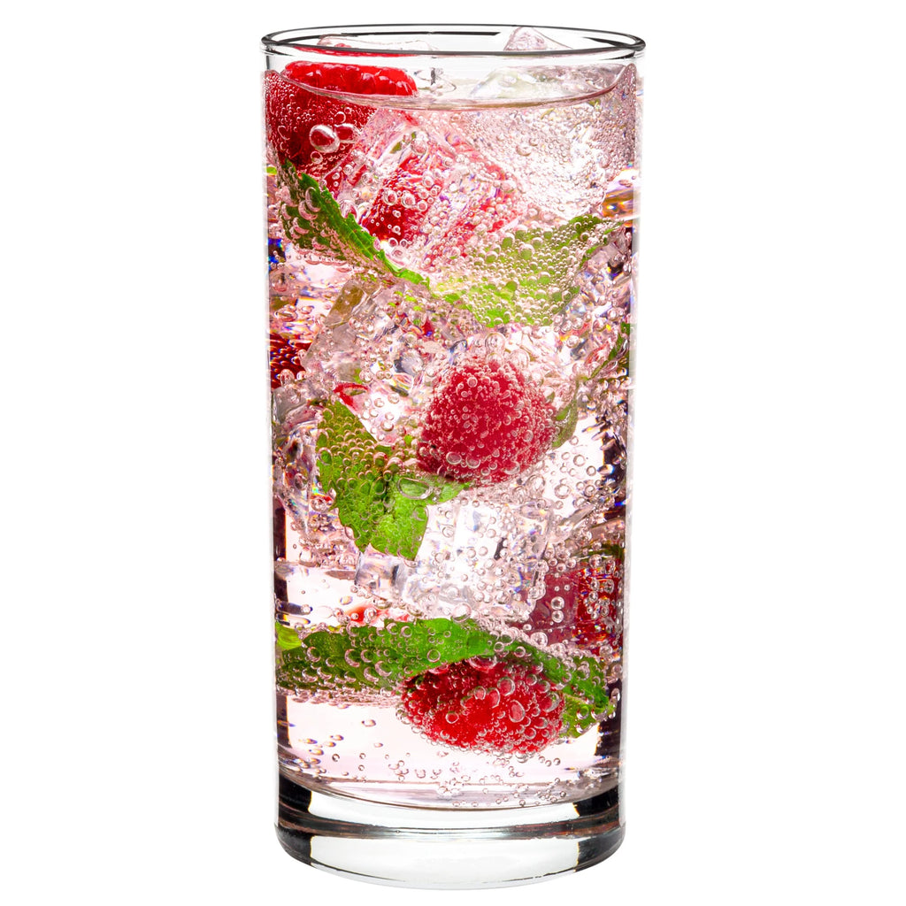 Set of 12 Tall Drinking Glasses, 12.25 oz M25716