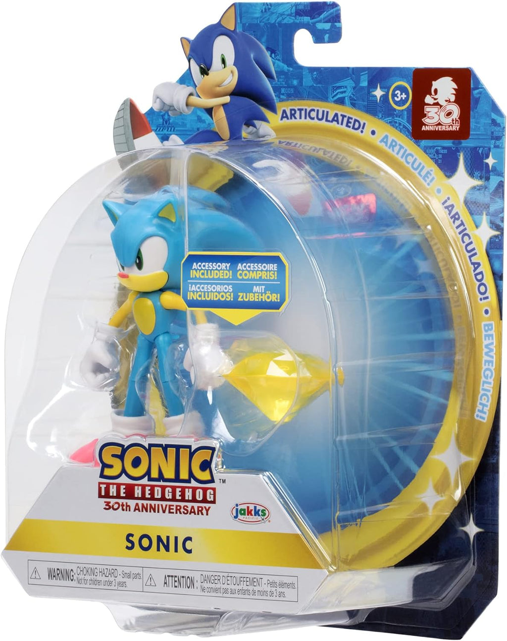 4-Inch Action Figure with Yellow Chaos Emerald M211