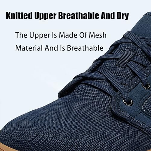 Men's Mesh Lace-Up Flat Casual Sneakers L142816