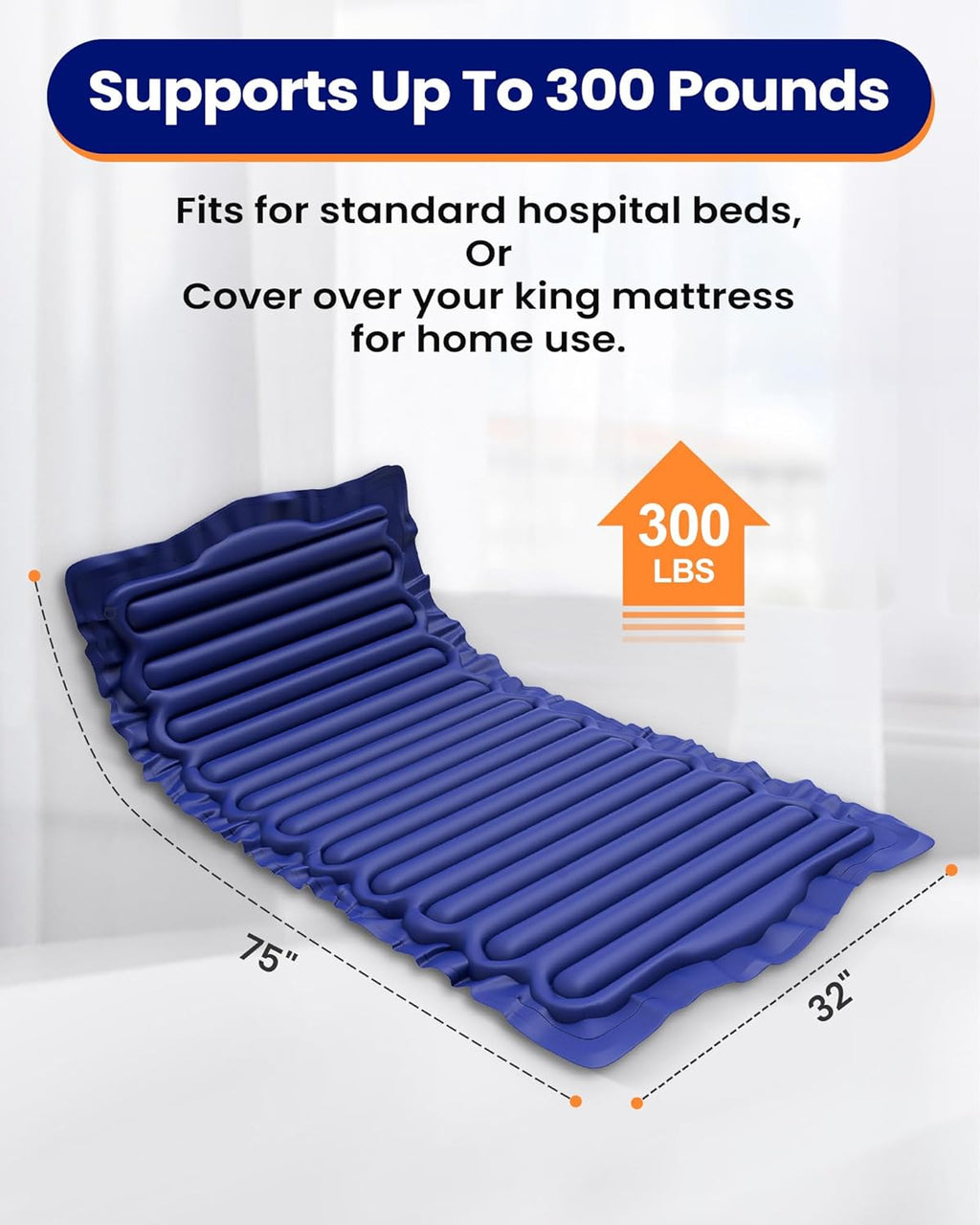 Alternating Air Pressure Mattress Pad with Pump G552316