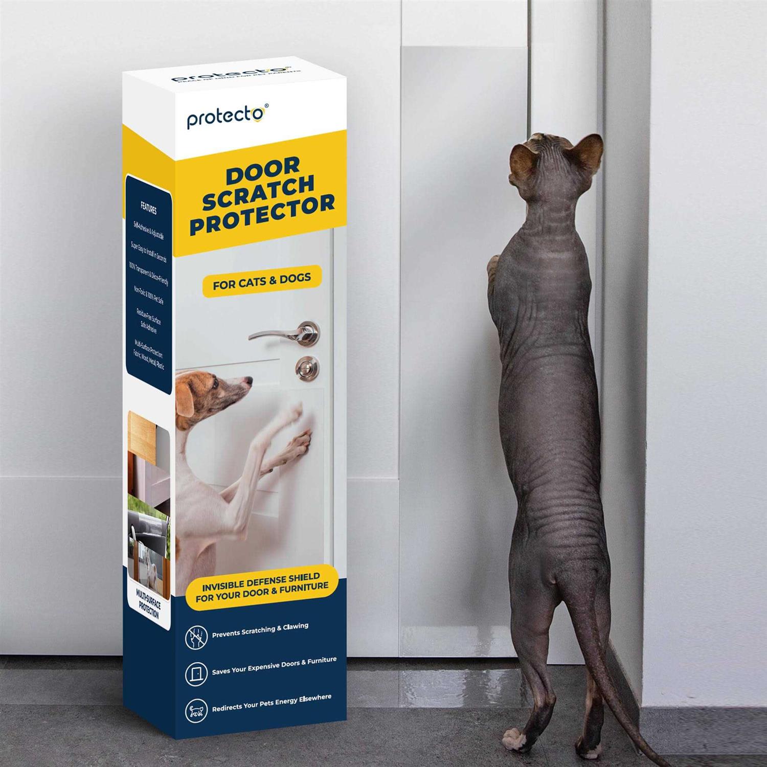 Pet Scratch Protector Door Guard Wood Furniture Shield T771668