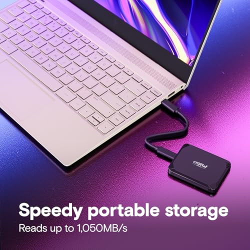 2TB Portable SSD USB-C External Solid State Drive Black V253